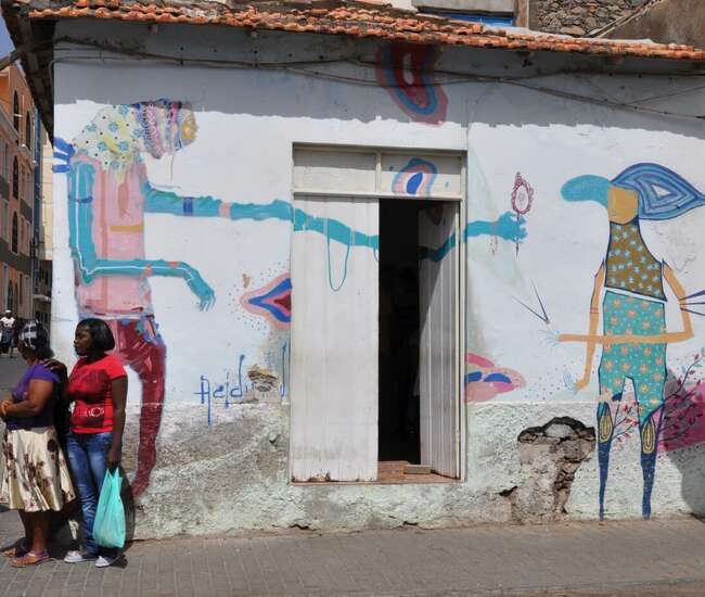 Kapverdische Insel Santiago Auf dem Plato