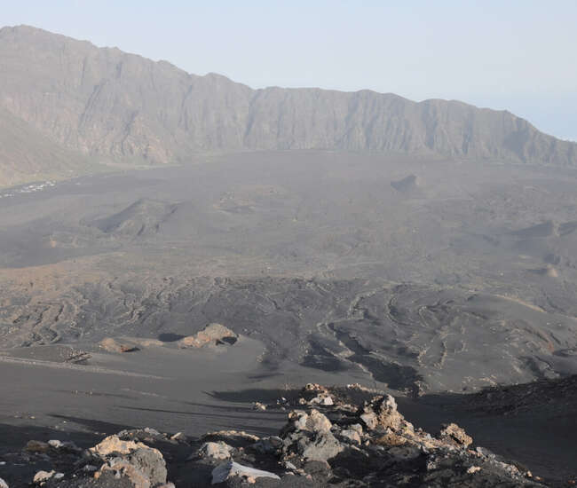 Kapverden Vukaninsel Fogo Auf dem Weg zum Gipfel