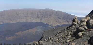 Fogo Blick in die Caldeira