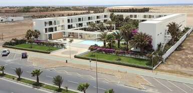 kapverdische Insel Sal : Hotel Dunas de Sal - Blick von oben