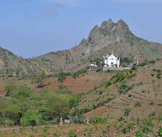 Kapverdische Insel Santiago - Kirche von Santa Catharina- Assomada