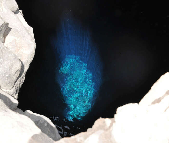 Kapverdische Badeinsel Sal - Odjo Azul, das Blaue Auge