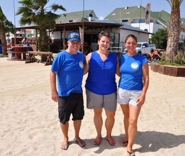 Kapverdische Insel Sal Wasserport für Einsteiger: Martina & das Team von Eco Dive