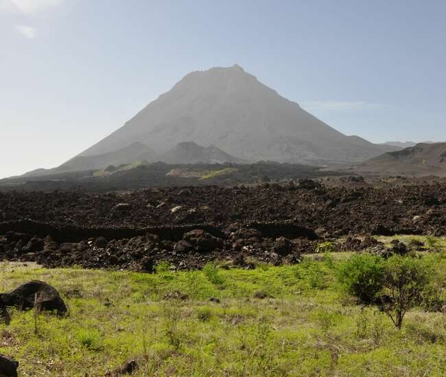 Kapverden Vukaninsel Fogo Unterwegs zum Abstieg nach Mosteiros