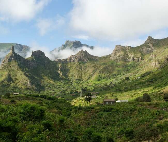 Kapverdische Insel São Nicolau Blick zum Monte Gordo