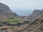 Kapverden - Trekking Insel  Santo Antão  im Nordosten: Chã d'Igreja in Sicht