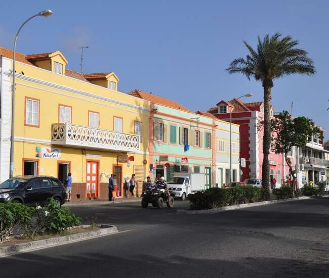 Hafenstraße Mindelo