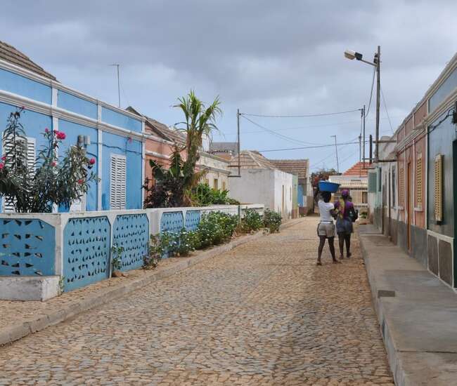 Kapverdische Insel Maio Auf Inselrundfahrt in Calheta