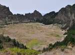 Kapverden - Trekking  Insel Santo Antão  im Nordosten: Blick in den Cova Crater