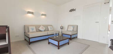 kapverdische Insel Sal : Hotel Dunas de Sal -Junior Suite Aufenthaltsraum