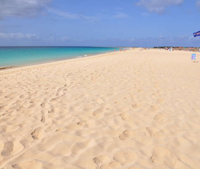 Kapverdische Badeinsel Sal - Strand ohne Ende