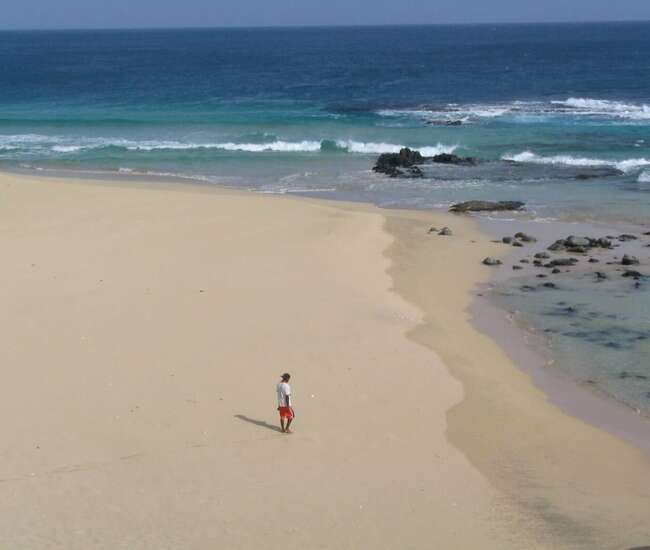 Kapverdische Insel Maio - No Streß - Am Strand von Ponta Preta