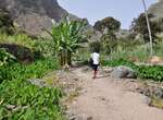 Kapverden Rundreise : Tageswanderungen Santo Antão + Santiago: Weg durch das Flusstal in Paul