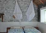 Santo Antão: Twinbettzimmer mit Moskitonetzen im Mar Tranquilidade